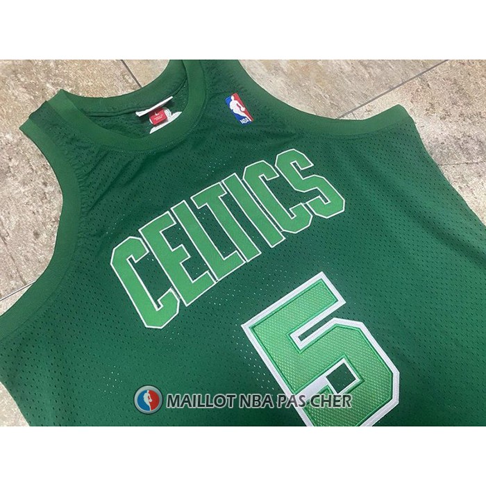 Maillot Boston Celtics Kevin Garnett NO 5 Mitchell & Ness 2012 Vert